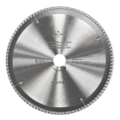 LAME DE SCIE CIRCULAIRE Ø235MMXØ25,4X100T ALUMINIUM / MATERIAUX NON FEREUX  EKOMAXX 2010104105