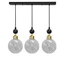 LAMPE SUSPENDU,650x150mm THD30550B-3 AVEC AMPOULE 4W E27 2700K 220V 50/60Hz (RITL)