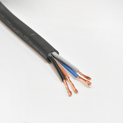 CABLE INDUSTRIEL FLEXIBLE NOIR  300/400V  4X2,5MM² H07RNF (B-MR-N-GR) (VTN) /M TURQUIE