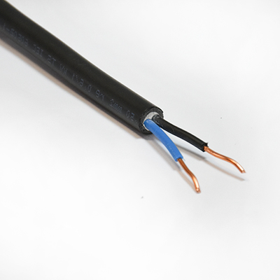 CABLE INDUSTRIEL RIGIDE NOIR 0,6/1KVA  2X2,5MM²  N2XY (B-N)  (VTN) TURQUIE