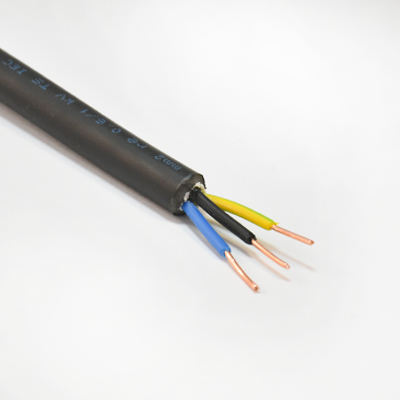 CABLE INDUSTRIEL RIGIDE NOIR 0,6/1KVA 3G1,5MM²  N2XY  (B-N-V/J) (VTN) TURQUIE