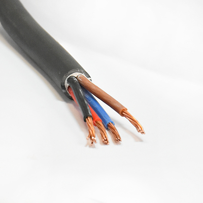 CABLE INDUSTRIEL RIGIDE NOIR 0,6/1KVA  4X6MM² N2XY (B-N-R-MR) (VTN)TURQUIE