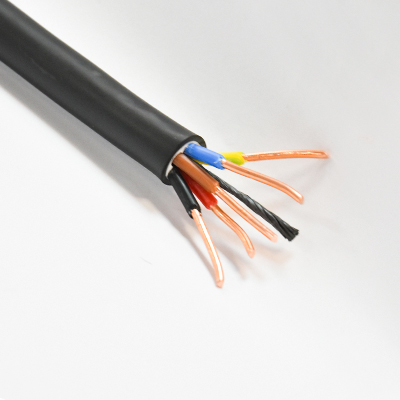 CABLE INDUSTRIEL RIGIDE NOIR 0,6/1KVA  5G4MM²  450/750 V (B-N-R-MR-V/J)(VTN)TURQUIE