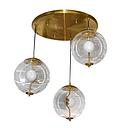 LAMPE SUSPENDUL520xD250mm - HXD00049-3-GD AVEC LAMPE LED G9 (RITL)