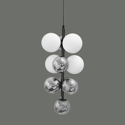 LAMPE SUSPENDUD280xH550mm - THD30434A-4  AVEC LAMPE LED G9 (RITL)