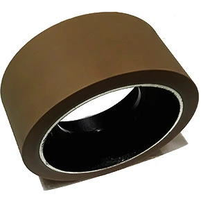 ROULEAU DEPAILLEUR 6" 152x225x19.5mm  RUBER ROLLER ROUGE (ZLZTL)