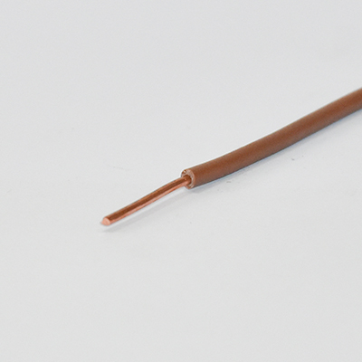 FIL ISOLE RIGIDE HO7VU  2,5MM  MARRON (CKR)  /M