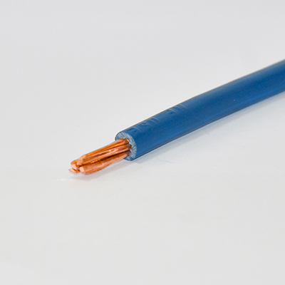 FIL ISOLE RIGIDE HO7VU  10MM  BLUE RLX100M (CKR)