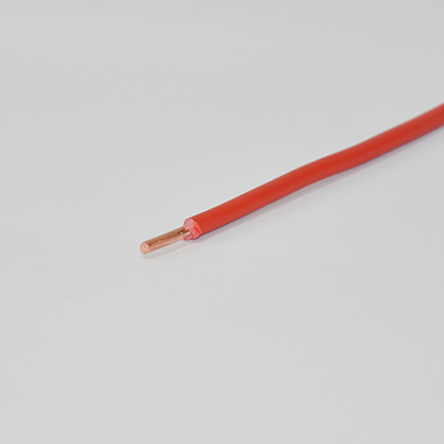 FIL ISOLE RIGIDE HO7VU  4MM  ROUGE (CKR)  /M