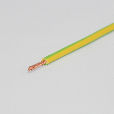 FIL ISOLE SOUPLE HO7VK 1,5MM  VERT/JAUNE (CKR)  /M