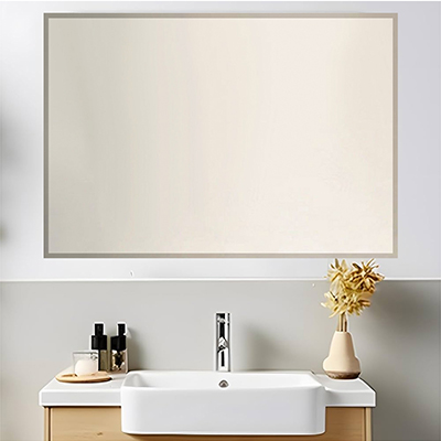 MIROIR  SALLE DE BAIN RECTANGLE  l.80 x L.70CM  SANS LUMIERE LED 1010908003