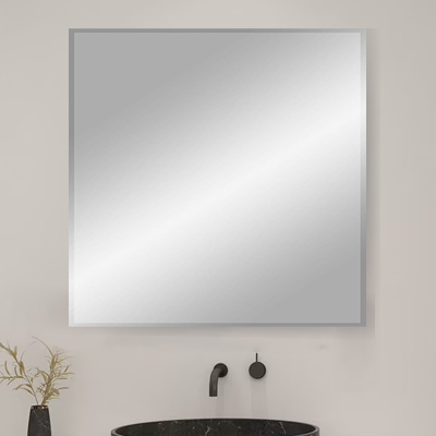 MIROIR  SALLE DE BAIN  l. 60 x H. 60 cm CARRE SANS LUMIERE LED 1010908006