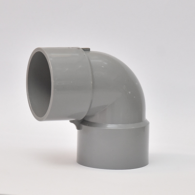 Coude PVC 90° Ø50x3.25mm F/F gris clair UDLE01