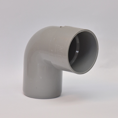 COUDE PVC 90° Φ63x3.25  M/F GRIS CLAIR UDLE04