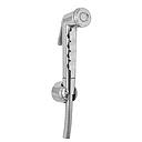 DOUCHETTE WC FELIX (CHROME-CHROME) - SUPPORT CHROME - TUYAU INOX CHROME 1/2' 125cm - IZYAPI   21 0117