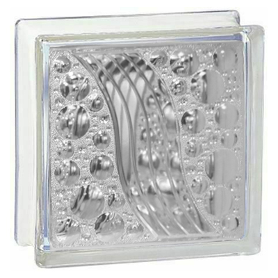 Brique de verre 19x19x8cm gpond PRIX NET