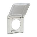PLAQUE A VOLET ENC 1P 2MOD SATINE URBANO LEGRAND IP44 UB1600WH