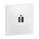 CHARGEUR USB A+C ENC 1P 2MOD AC/DC ADAPTER100- 240V~ WHITE URBANO LEGRAND UB3510WH