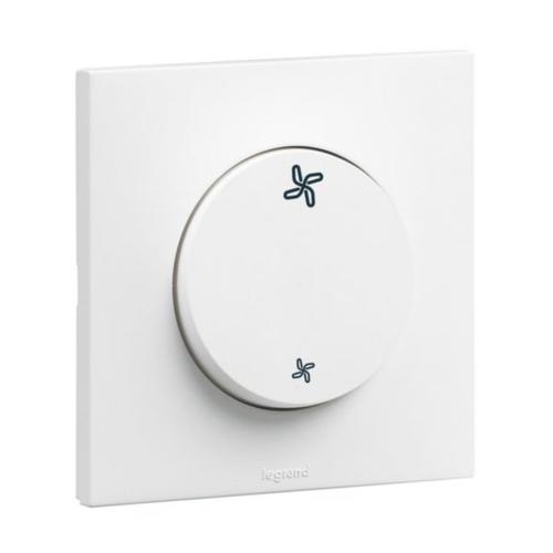 COMMANDE VMC ENC 1P 2MOD 10A 250V MAX URBANO LEGRAND UB9410WH