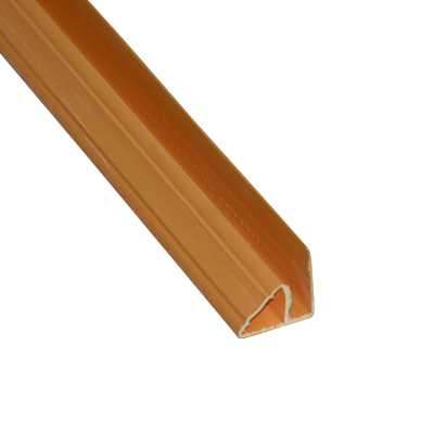 GORGE EN PVC 3950x30x30mm (OBML) yellow gold no  line