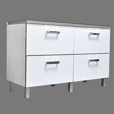 Meuble lavabo 120cm sans vasque N°6 (AYFR)
