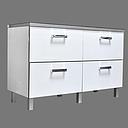 Meuble lavabo 120cm sans vasque N°6 (AYFR)