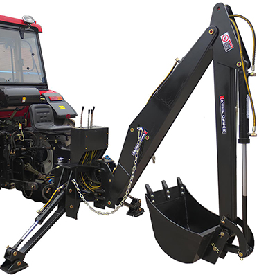 RETROCAVEUSE LW-8 POUR TRACTEUR 45-85 CV CAPACITE DE GODET : 48 L/1300 KG 3050101287