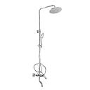 ENSEMBLE BARRE DE DOUCHE  BR ST-10B08 BR MATERIAU LAITON, CHROME  DOUCHETTE+MITIGEUR+FLEXIBLE 1.5M 2 JETS2110202445(-15%)