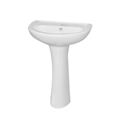 LAVABO AVEC COLONNE 23"x17" 3021 (UE)
