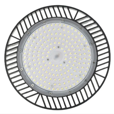 LUMINAIRE GRANDE HAUTEUR SOUS PLAFOND 2.7KG   200 W 4000K  20000 lm 30000h   Ø350 X H. 90 MM, AC 85-277 V/50HZ IP65 1050204020