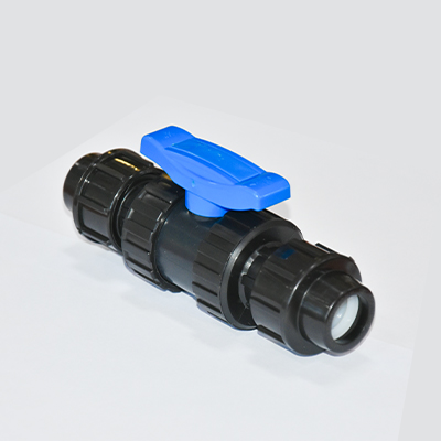 VANNE D ARRET PEHD NOIRE A CONNEXION RAPIDE,"25 MM PN16  2110209032