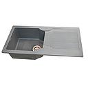 EVIER QUARTZ SIMPLE BAC GRIS 18X36 AVEC ACCESSOIRES  (UE)