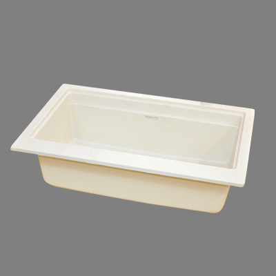 EVIER QUARTZ SIMPLE BAC BLANC (710x480x210mm) 28.5X19 14kg(UE)