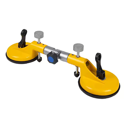 DOUBLE  VENTOUSE DE LEVAGE ANGLE REGLABLE 130 MM(1.37kg) PUISSANCE ASPIRATION MAX 140KG 2010806053