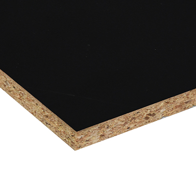 MELAMINE 2440X1220  17MM S.P MATT BLACK (UE)