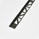BAGUETTE D ANGLE EN ALU  Matte black  L2500X250X80MM CKK-04-
