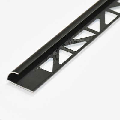 BAGUETTE D ANGLE EN ALU Matte black 2500X250x10MM CKK-03