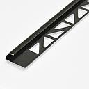 BAGUETTE D ANGLE EN ALU Matte black 2500X250x10MM CKK-03