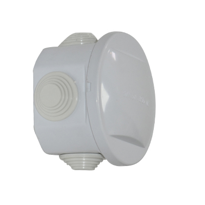 BOITIER ETANCHE ROND Φ50 X H50 MM GRIS CLAIR IP55 2100601014