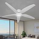 VENTILATEUR DE PLAFOND AVEC LUMIERE AC90-265V 90W 56" (142 CM) YZ-F5-56B+COM