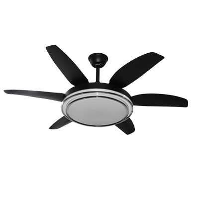 VENTILATEUR AVEC LUMIERE LED 90-265V  52" (132 CM), 120W 1807 +COM