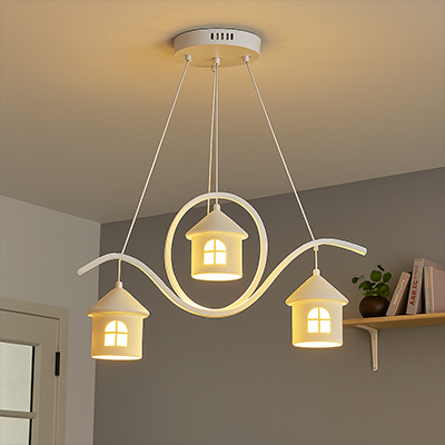 LUSTRE SUSPENDU 104W 3COULEURS 8610-3