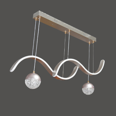 LUSTRE SUSPENDU 60W  3COULEURS 12321-2