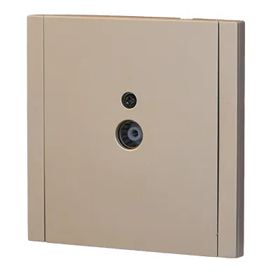 Prise TV encastrable ultra-mince 1 prise femelle TV TB / TB8 or 1050301013