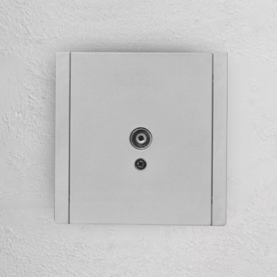 PRISE TV ENCASTRABLE ULTRA-MINCE 1 PRISE FEMELLE TV TB / TB8 GRIS CLAIR 1050301014