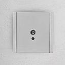 PRISE TV ENCASTRABLE ULTRA-MINCE 1 PRISE FEMELLE TV TB / TB8 GRIS CLAIR 1050301014