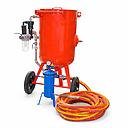POT DE SABLAGE PORTABLE 200 L Q245R, Ø 624 X 1375 MM,  L. 1240 X W. 940 X H. 1570 250 KG 1800 - 2280 KG / H 3050101839