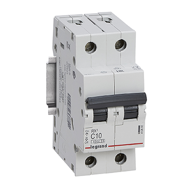 DISJONCTEUR RX3 2P C10 LEGRAND 419695