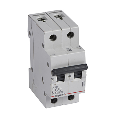 DISJONCTEUR RX3 2P C63 LEGRAND 419703