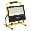 PROJECTEUR LED SOLAIRE+CHARGEABLE  8.4V 6-10HEURS BLANC  ZL-YTH-E-200W
